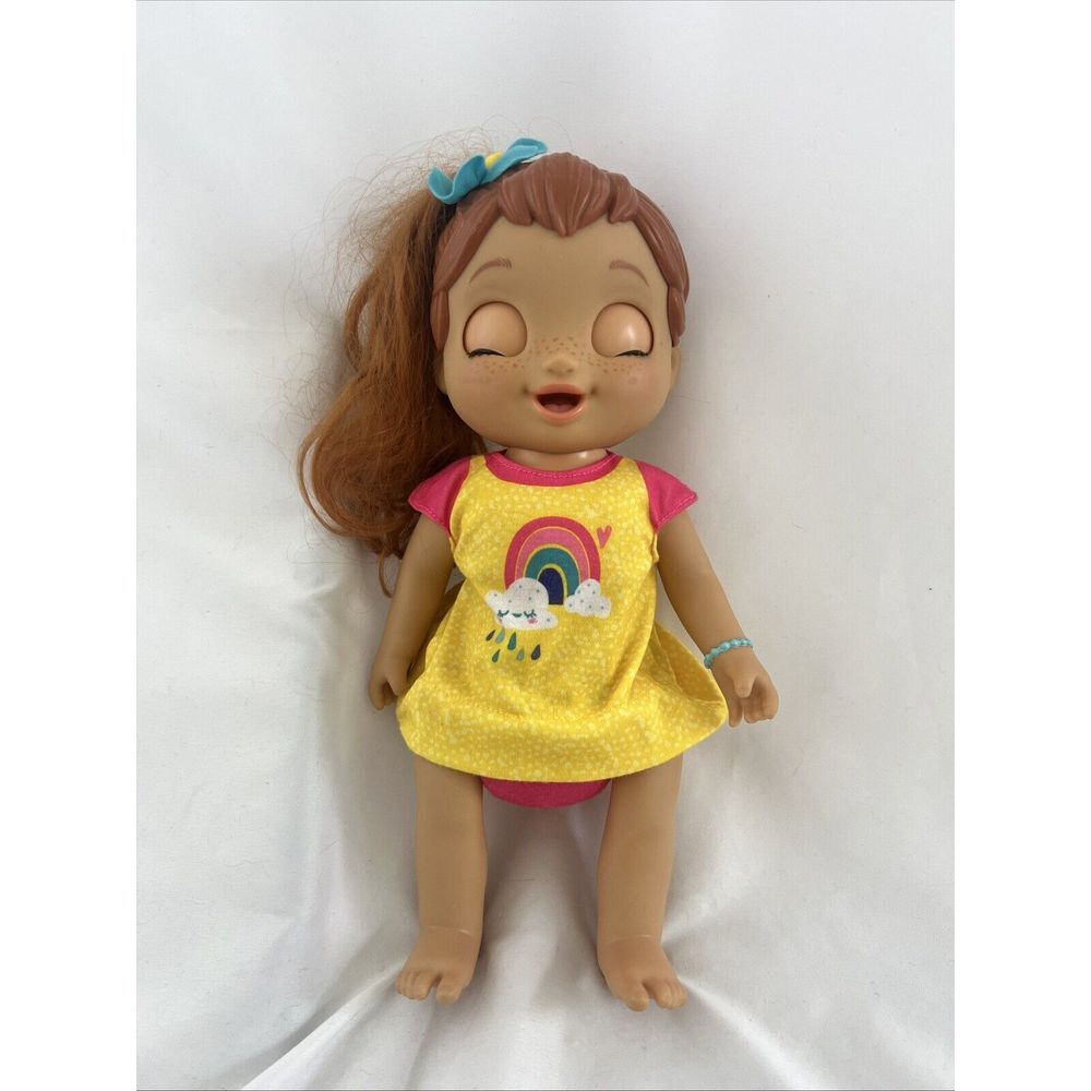 2019 Baby Alive Baby Grows Up Merry Meadow Talking Baby Girl Doll TESTED WORKS